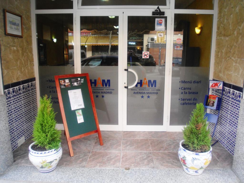 Hostal Restaurante Avenida De Madrid Терраса Экстерьер фото